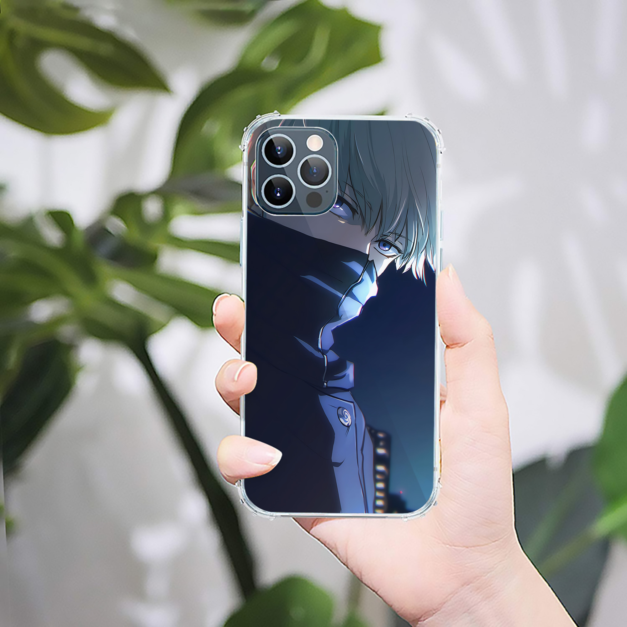 （画像用） 呪術廻戦 Jujutsu Kaisen 【iPhone 12シリーズ対応】透明スマホケース（クリアソフトケース）